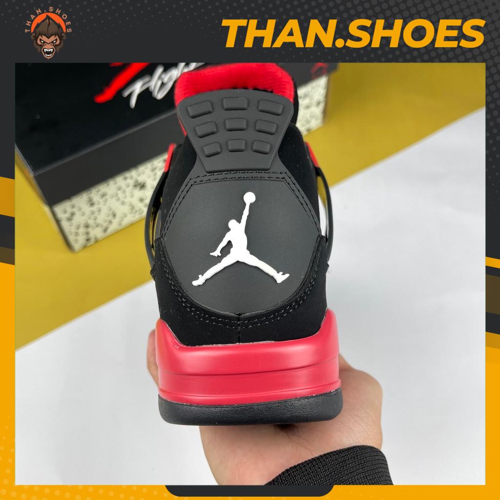 Giày JD4 Retro SE Red Thunder, JD4 Đen Đỏ - Than.Shoes