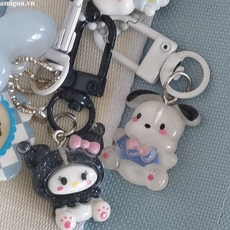 ✨✨Móc Khóa Nhựa Hình Cinnamoroll Kuromi Hoạt Hình Sanrio Dễ Thương