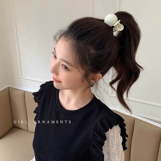 Kẹp tóc đuôi ngựa hình cá tròn màu nhám đơn giản xinh xắn cho nữ, kẹp tóc bé đủ màu