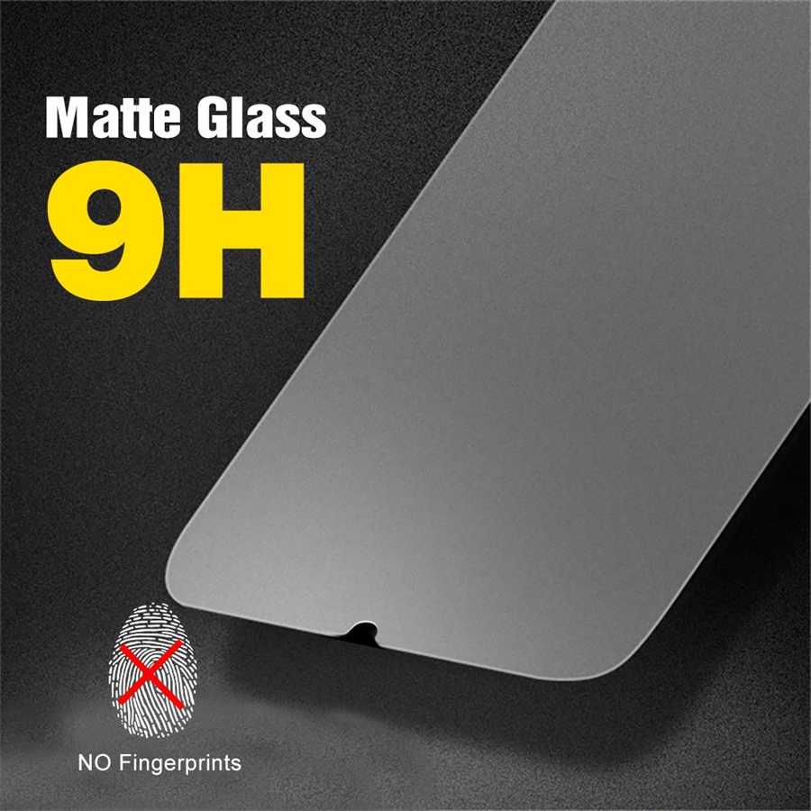Kính cường lực nhám toàn màn hình chống vân tay cho Xiaomi Redmi Note Mi 11 Lite 12 11T Pro 10T 9T 11 11S 10 10S 10C 10A
