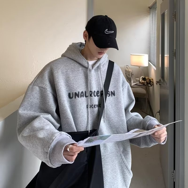 Áo hoodie Thu Đông Dáng Rộng Dày Dặn Nhiều Màu Sắc Chất Lượng Cao Có Túi Lớn Phong Cách Hàn Quốc Cho Nam Nữ