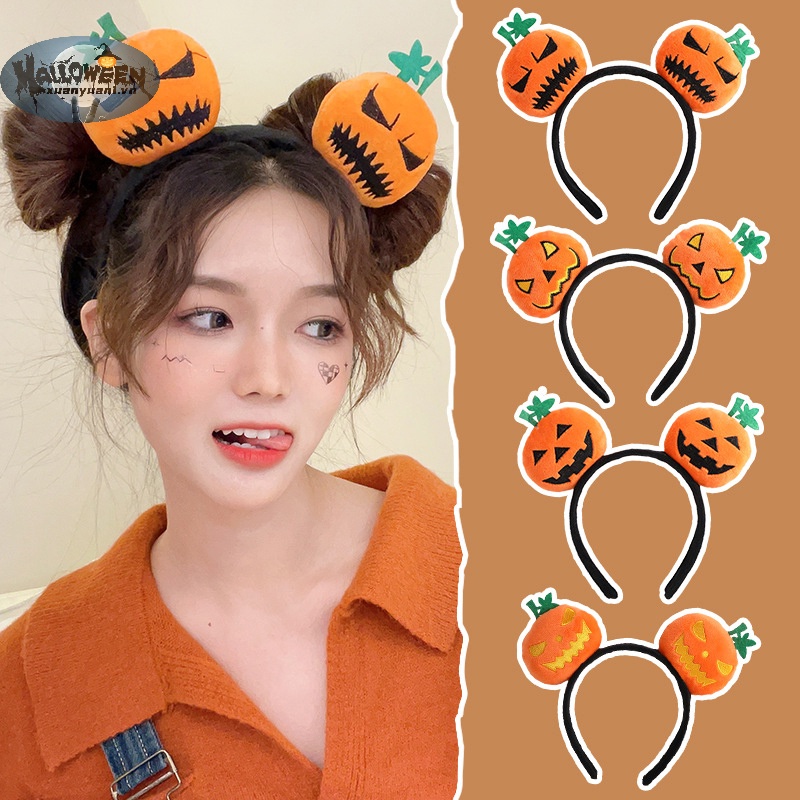 Cài Tóc Hình Bí Ngô halloween Dễ Thương Cho Bé Gái vn