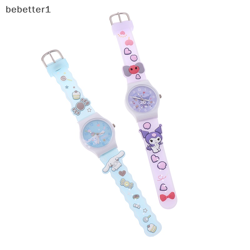 Đồng Hồ Đeo Tay bebetter1 kawaii hello kitty cinnamoroll kuromi Hoạt Hình Dễ Thương Chống Thấm Nước Làm Quà Tặng Sinh Nhật Cho Bé Gái
