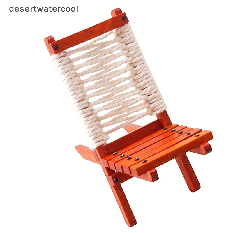 Dc Mô Hình Ghế Bãi Biển Tựa Lưng Tỉ Lệ 1: 12 Trang Trí Nhà Búp Bê