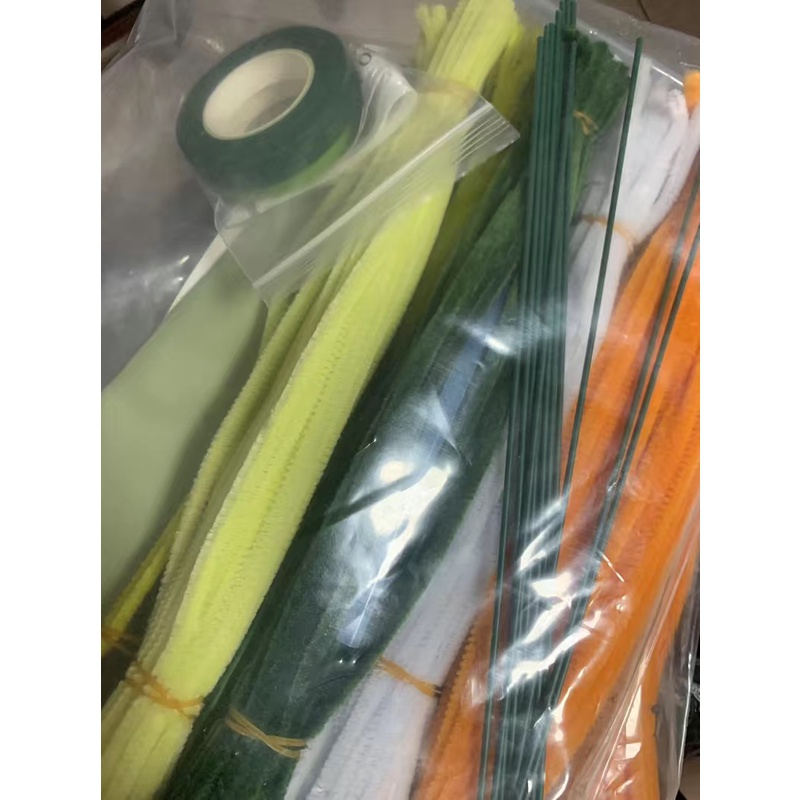 Set kẽm nhung làm hoa hướng dương/quà tặng cô giáo
