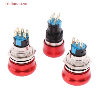 Trillionaa nút nhấn dừng khẩn cấp 16mm 19mm 22mm 1no1nc 2no2nc