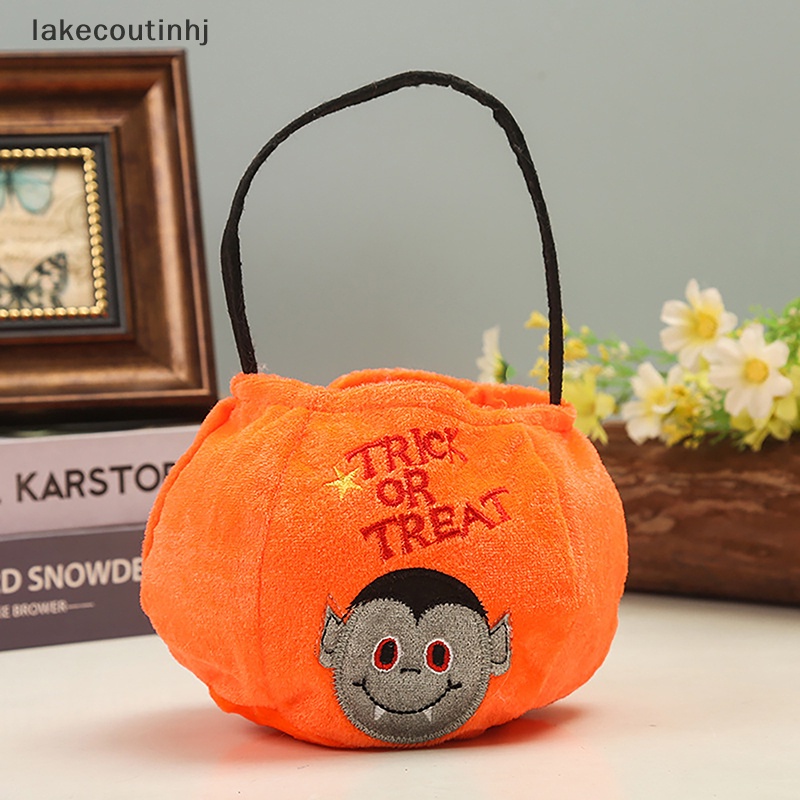 Túi Đựng Kẹo Hình Quả Bí Ngô / Mèo Đen Cho Lễ halloween 2023