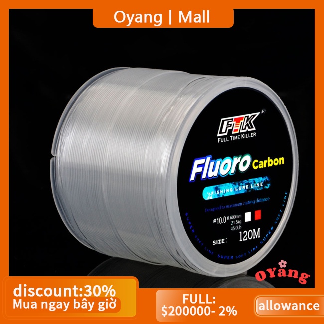 1 Cuộn Dây Câu Cá 120m 5lb-34lb Chất Lượng Cao
