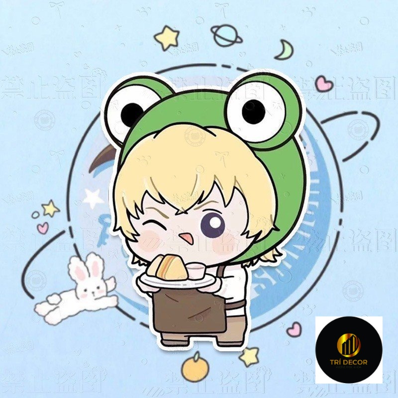 Móc khóa DETECTIVE CONAN Thám Tử Lừng Danh ver Ếch con anime chibi độc đáo