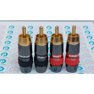 Jack rca monster - jack av bông sen hàn dây tín hiệu - rắc av hoa sen