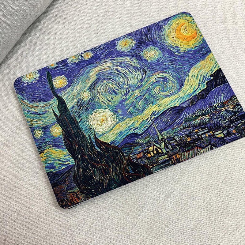 New starry night for macbook 2023 Air 15 A2941 Pro 14 2021 A2442 Air 13 2020 Case A2289 A2337 A2338 M1 A2179 Retina 13 Touch Bar 2019 Air 13 A1932 With Keyboard Cover Dust Plugs PO