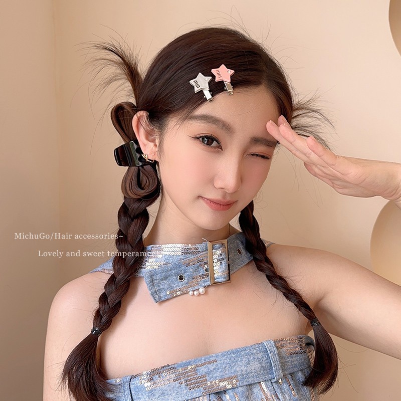 Kẹp Tóc Kim Loại Hình Ngôi Sao Năm Cánh Dễ Thương