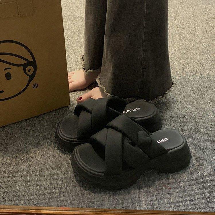 MOCHO dép cross dép kiểu nữ đi chơi dép thoáng khí Mềm Mại B90H2Z5 35Z230901