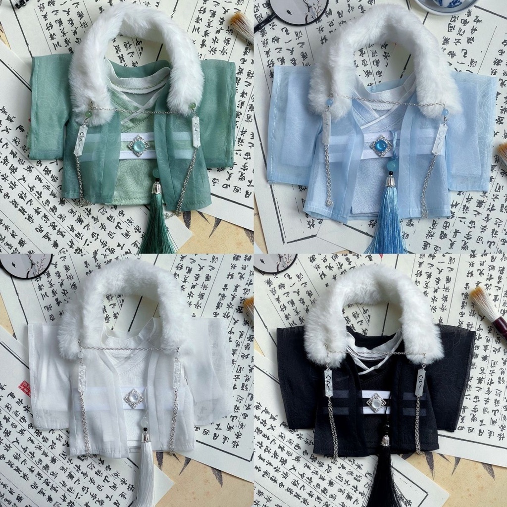 Búp Bê Mặc Đồ Hán Phục Vải cotton 20cm Thiết Kế Dễ Thương Cho Bé