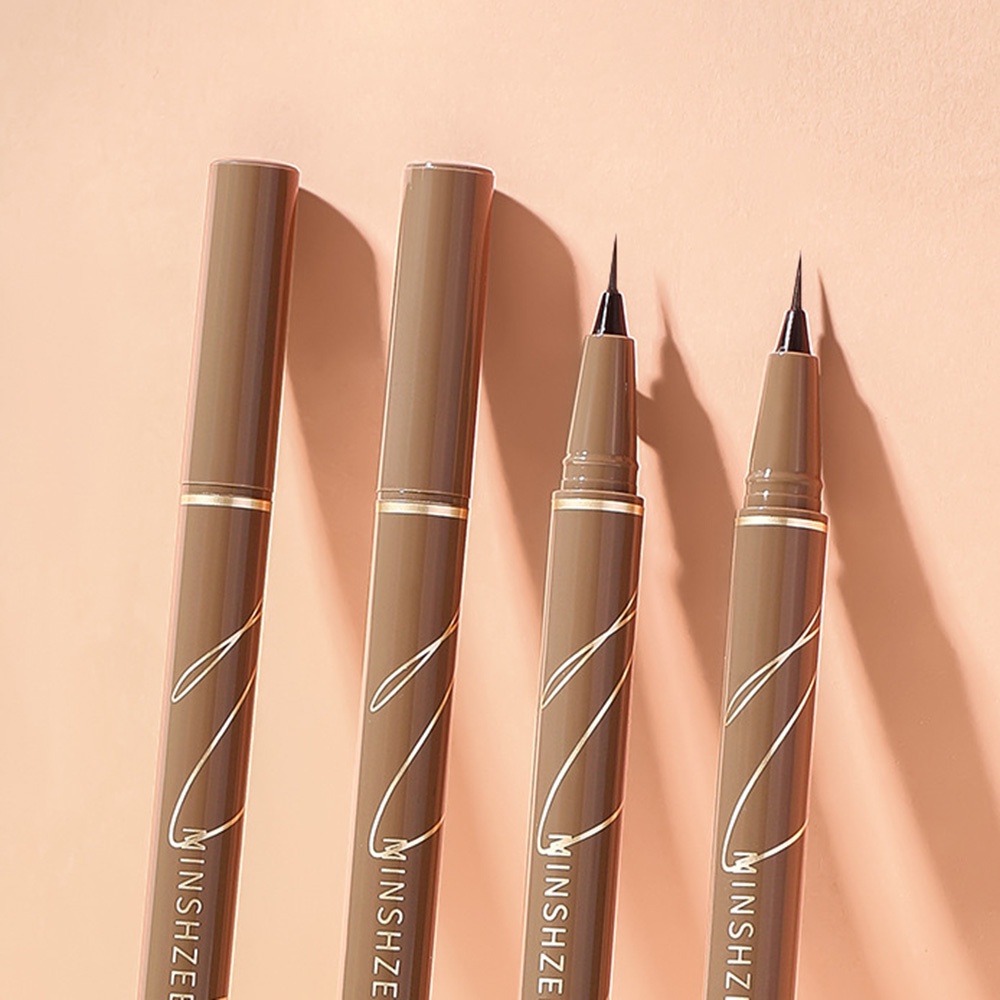 Minshzee Bút Kẻ Mắt Dạng Lỏng Chống Thấm Nước Lâu Trôi Trang Điểm Mượt Mà