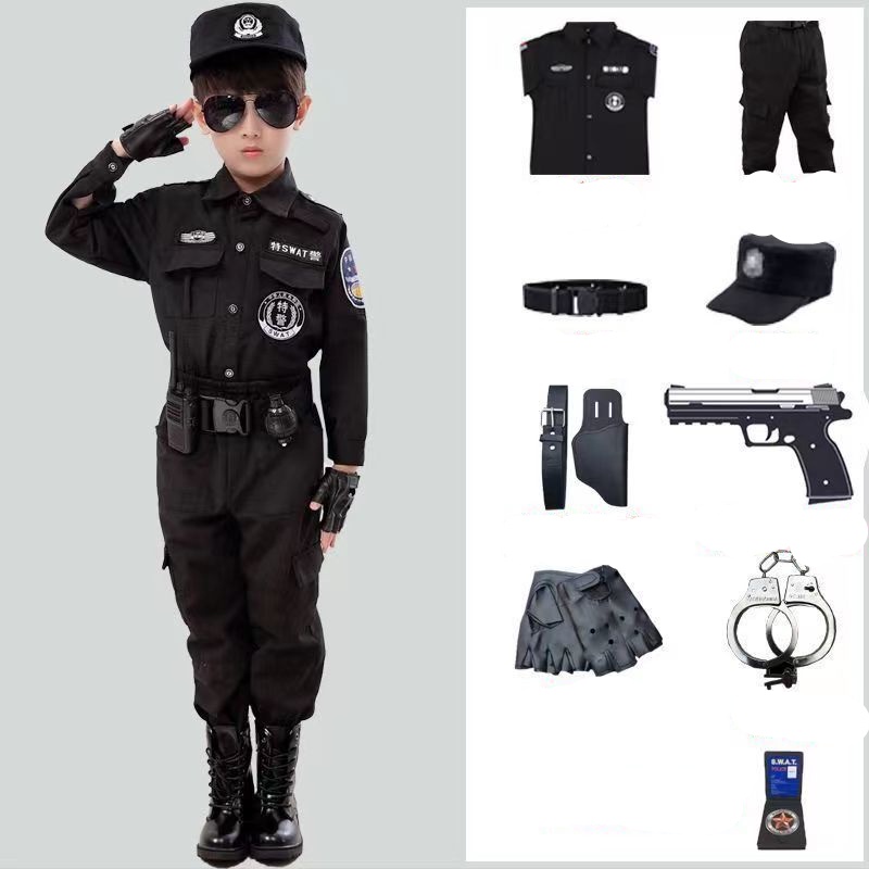 Bộ Đồ Hóa Trang Cảnh Sát Dịp halloween 2023 Cho Bé Trai