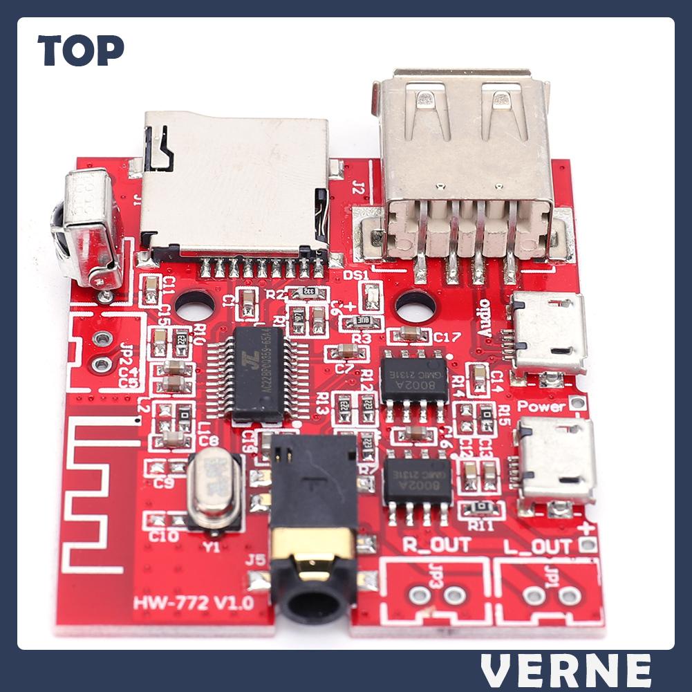 Bảng Mạch Khuếch Đại Âm Thanh 3w bluetooth 4.1 mp3 Cho Xe Hơi
