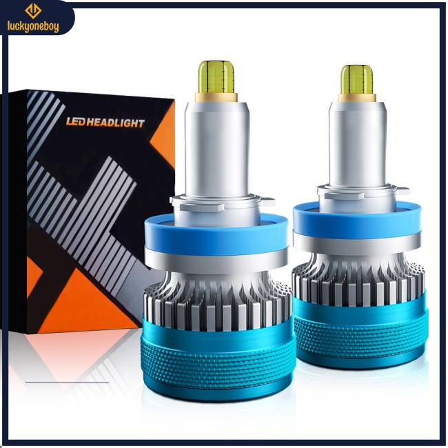 1 Cặp Đèn Pha led v11 100w 6000k 32000lm ip68 Chống Nước Cho Xe Hơi