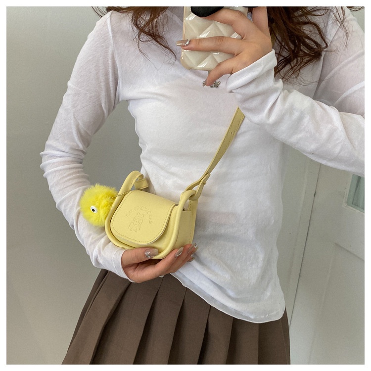 Túi Đeo Chéo mini Bằng cotton Màu Trơn Dễ Thương Thời Trang Cho Nữ