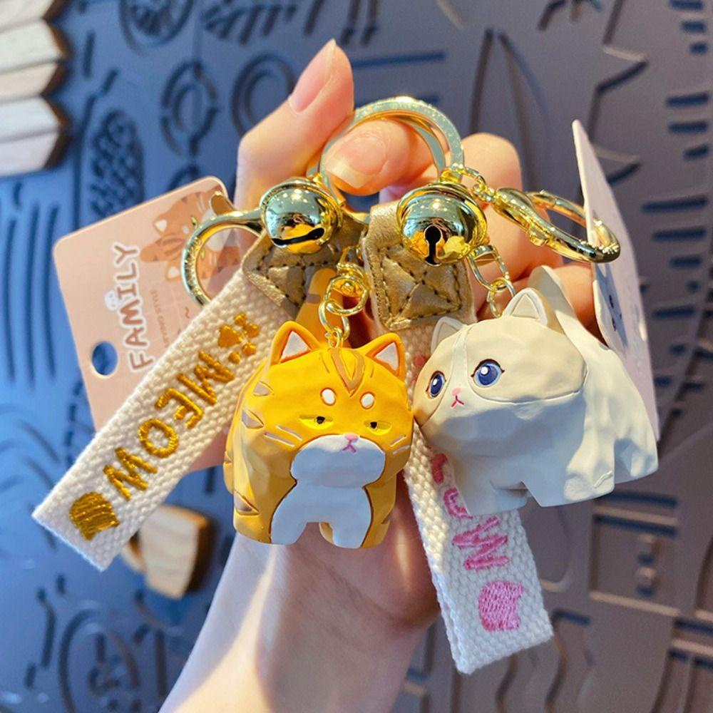 Dans Móc Khóa resin resin Hình Mèo Hoạt Hình Sáng Tạo