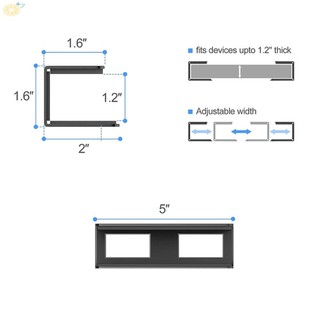 【VARSTR】Compact Under Desk For Laptop Mount 3PCS Set for Space Saving For Laptop Storage