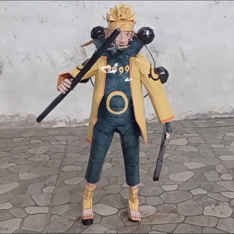 Mô hình giấy anime  Uzumaki Naruto Rikudou Sennin