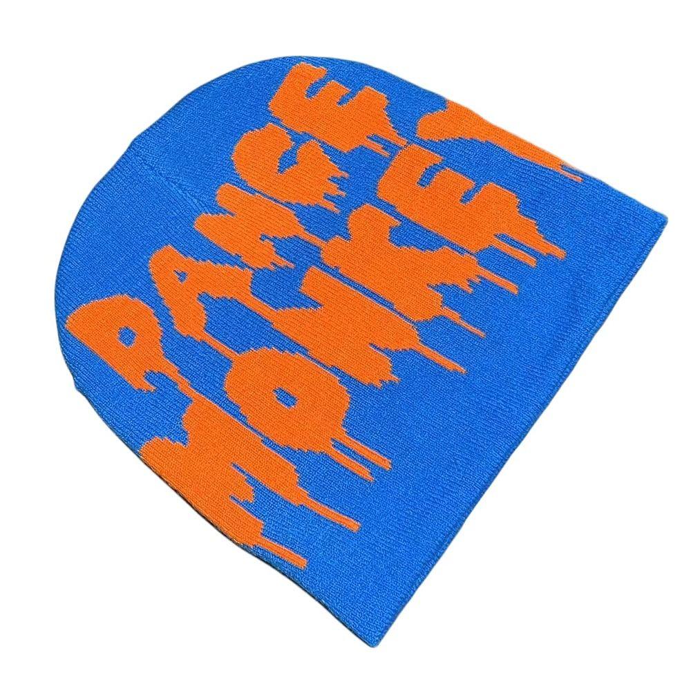 Karen Mũ beanie Dệt Kim y2k In Chữ Thời Trang Ấm Áp