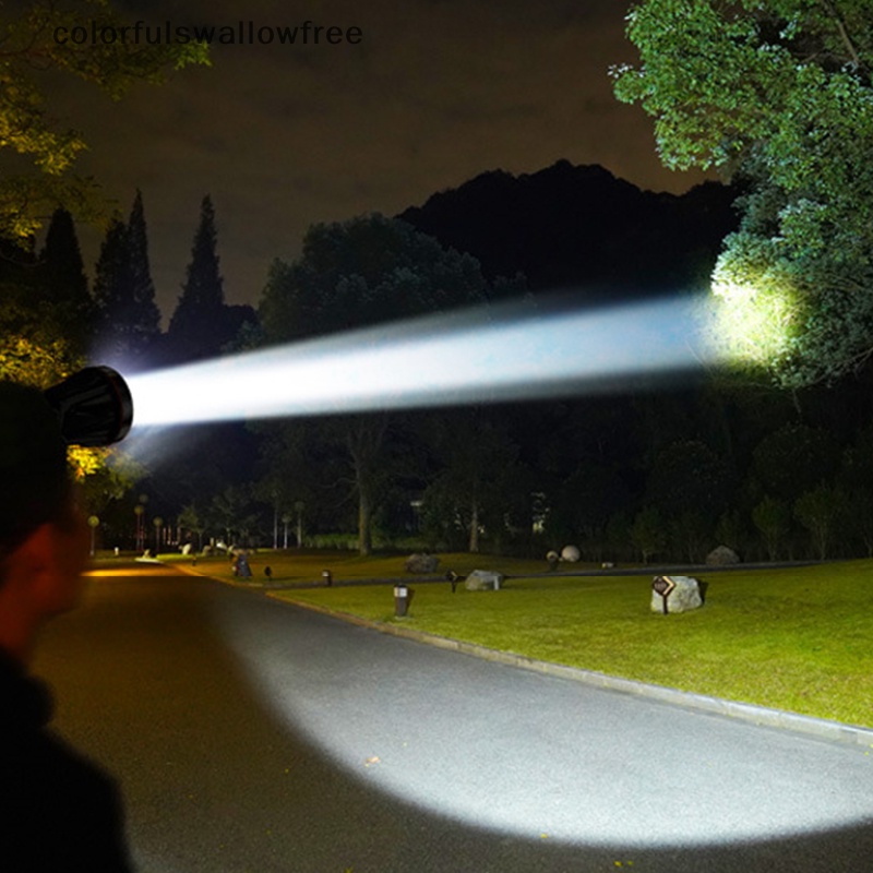 Đèn led Đội Đầu Câu Cá Ban Đêm Đầy Màu Sắc Có Thể Sạc Lại abc