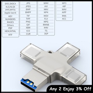 Đầu Đọc Thẻ Nhớ micro sd usb 3.0 4 Trong 1 iphone