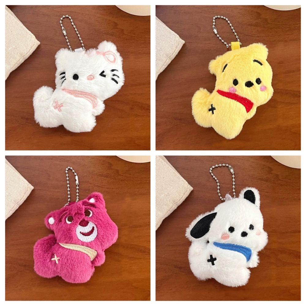 Móc Khóa Hình Mèo lotso Nhồi Bông Mềm Mại Đáng Yêu Ốp