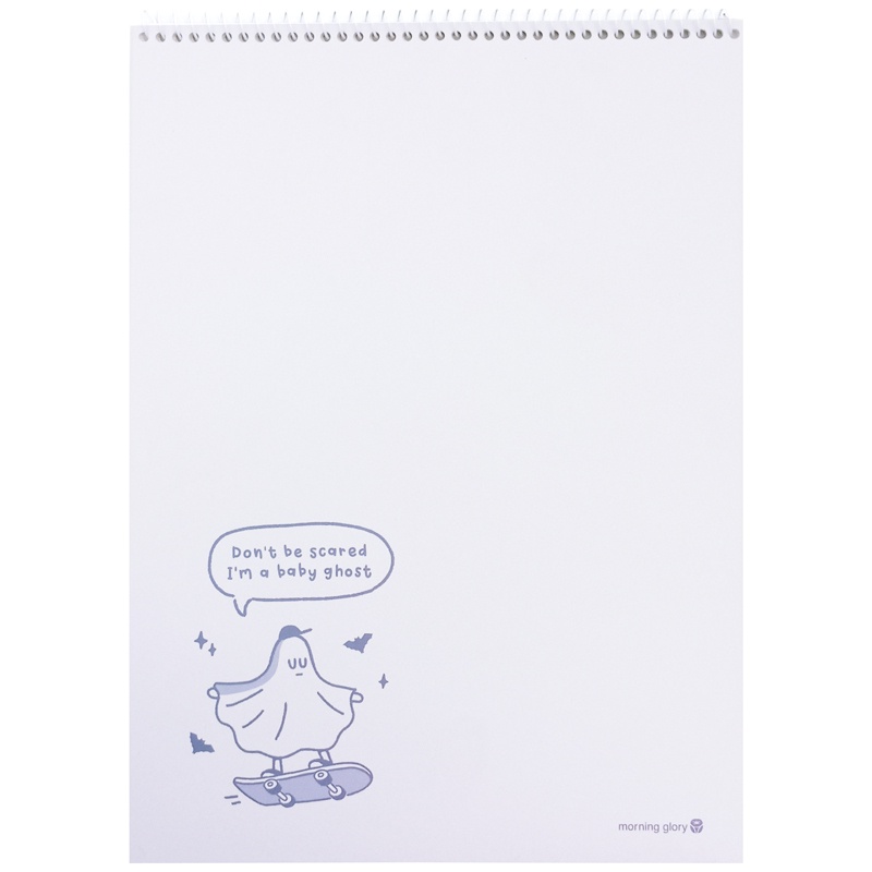 Sổ Lò Xo Trên Baby Ghost - Morning Glory 10231-87185 - Màu Tím