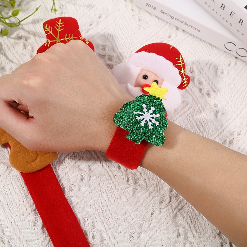 Vòng Tay Trang Trí Giáng Sinh Hình Tròn Phong Cách 28 Kiểu Hoạt Hình Nhồi Bông Làm Quà Tặng Giáng Sinh Cho Trẻ Em