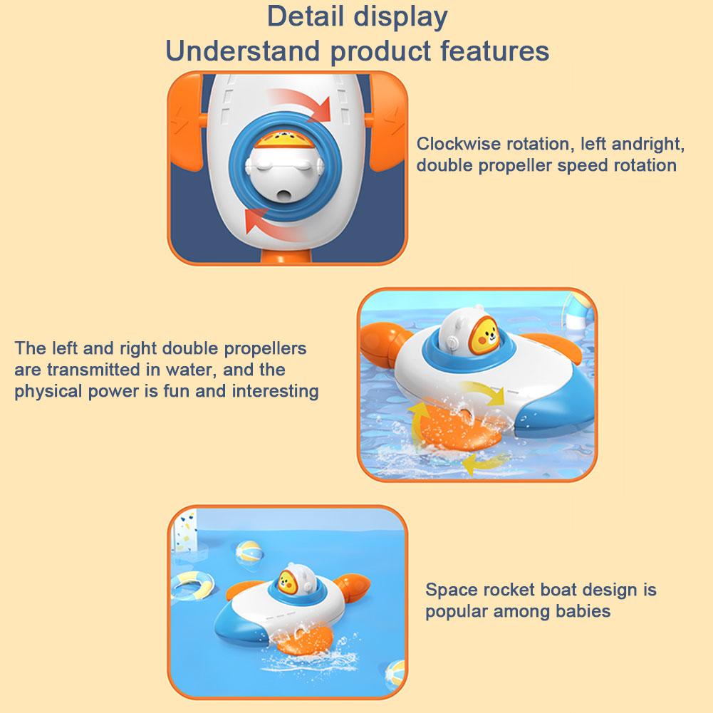 Đồ Chơi Bồn Tắm Hình Tên Lửa o2n0 Cho Bé