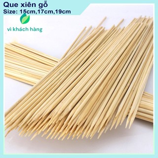 100g que xiên thịt, xúc xích, que làm hoa handmade, que cắm hoa 15cm - Shop Vì Khách Hàng