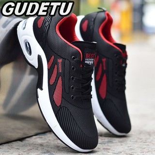 GUDETU  Giày nam. Giày thể thao nam xu hướng phiên bản Hàn Quốc cổ thấp cỡ lớn da giày thể thao thông thường dành cho sinh viên nam
