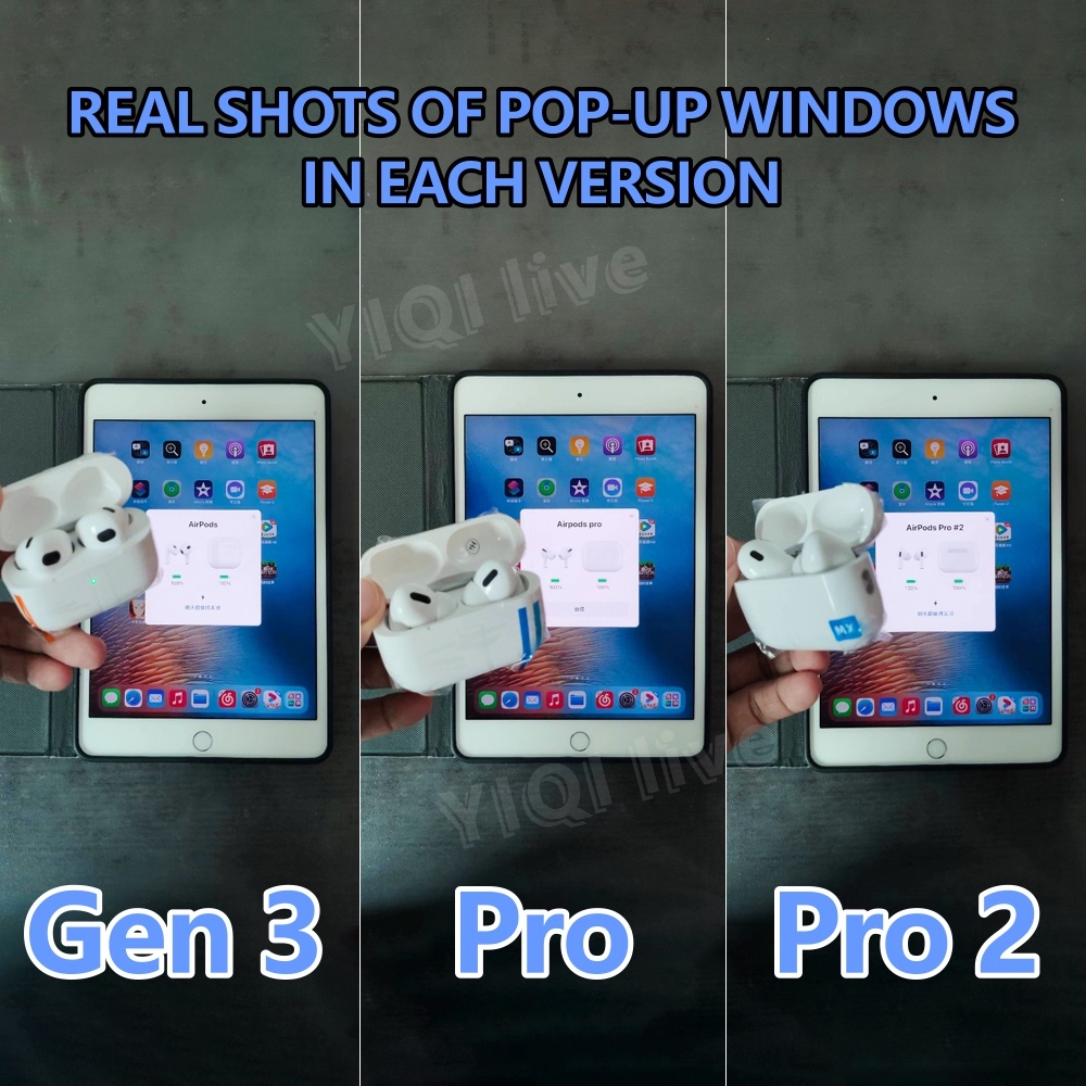 Tai Nghe bluetooth Không Dây tws tws gen 3 pro pro 2 Giảm Tiếng Ồn agb9