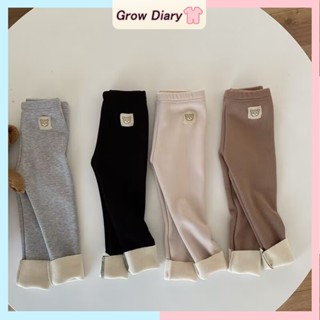 Quần legging lót lông cừu mềm mại thoải mái thời trang mùa đông cho bé gái 2-7 tuổi