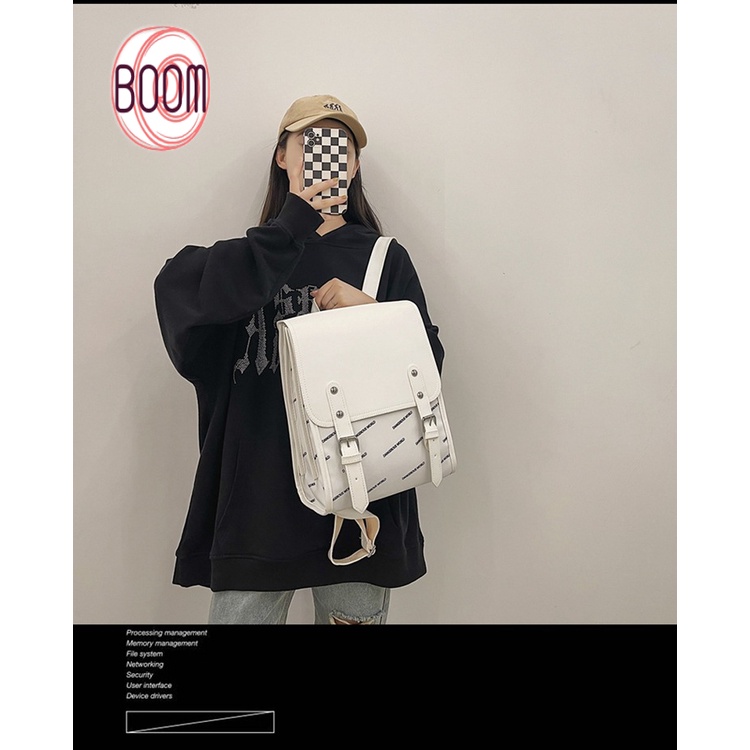 BOOM  Balo cặp đi học 2023 NEW  Chất lượng cao Độc đáo Phong cách fashion L95S5YX 37Z230911