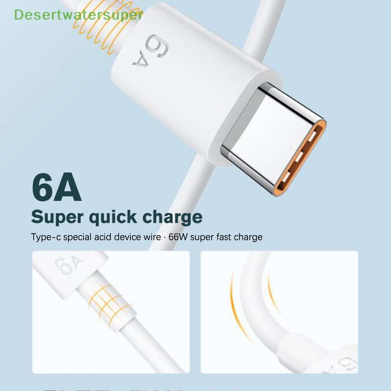 Dây Cáp Sạc Nhanh usb Loại c dsvn 1 / 1.5mile 6a 66w Cho xiaomi samsung huawei