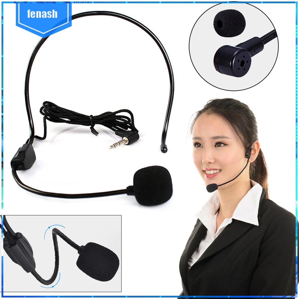 Tai Nghe Chụp Đầu Có Dây Kèm mic Giắc Cắm 3.5mm Chuyên Dụng Cho Giáo Viên Loa