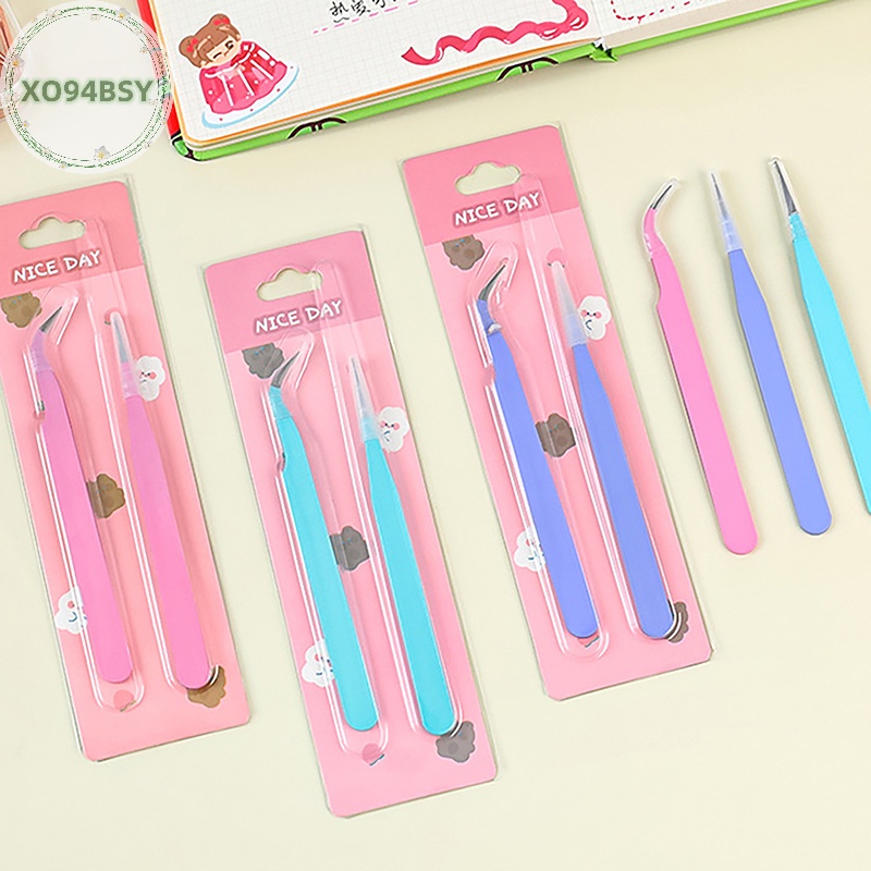 Xo94bsy set 2 Nhíp Làm Bánh Bằng Thép Không Gỉ Chống Tĩnh Điện Cho Nhà Bếp vn