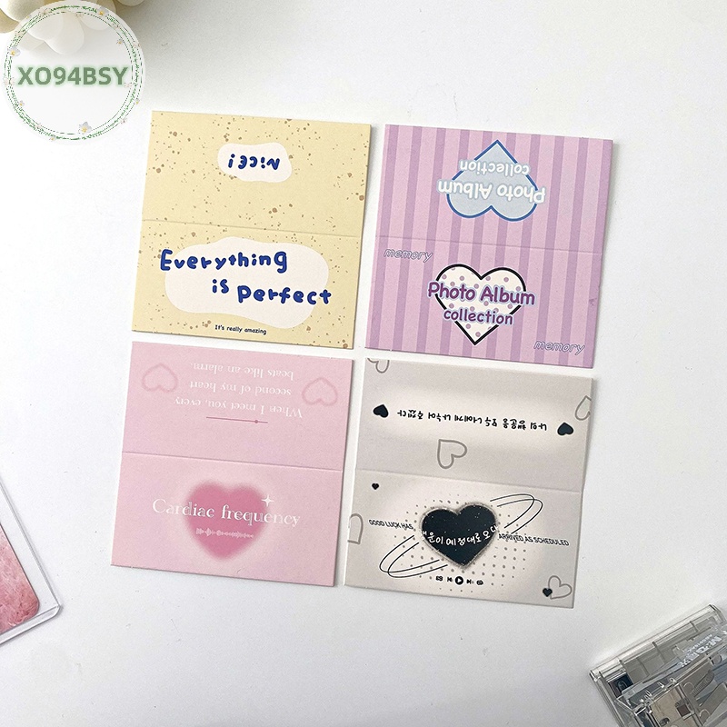 Xo94bsy set 10 Túi Đựng Ảnh 3 inch diy Họa Tiết Đáng Yêu Trang Trí Nhà Cửa vn