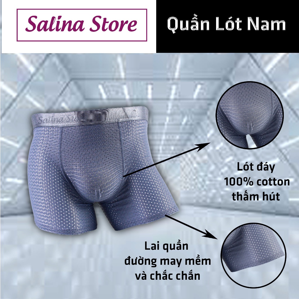 Quần Độn Mông Nam, Nâng Mông Tự Nhiên Không Dấu Vết, Quần Sịp Boxer Sexy Lịch Lãm Thoáng Mát
