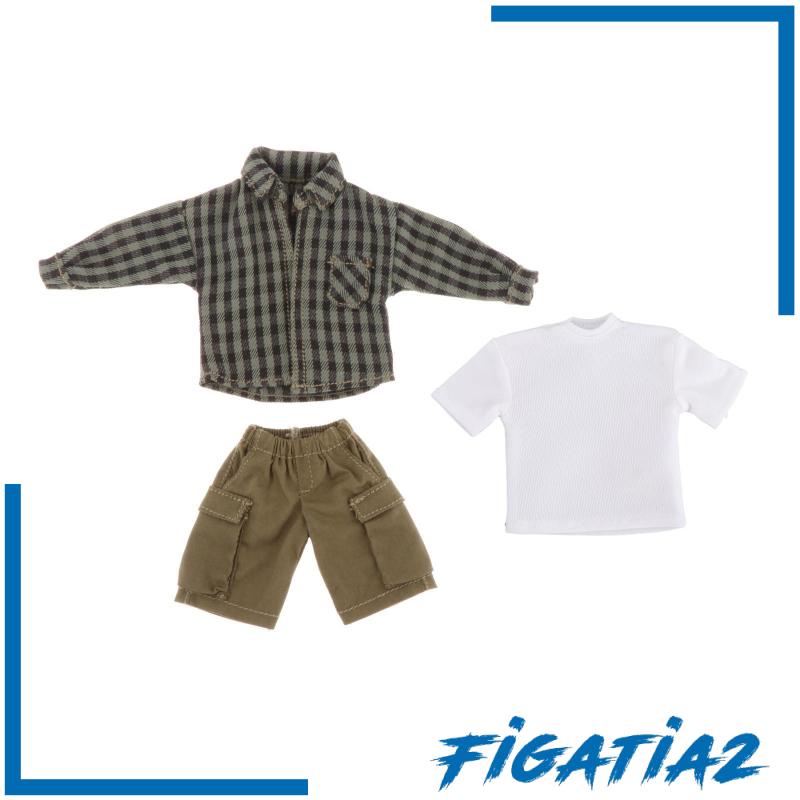 Bộ Áo Thun + Quần Dài mini Siêu Bền Cho Búp Bê 6 "Tỷ Lệ 1: 12