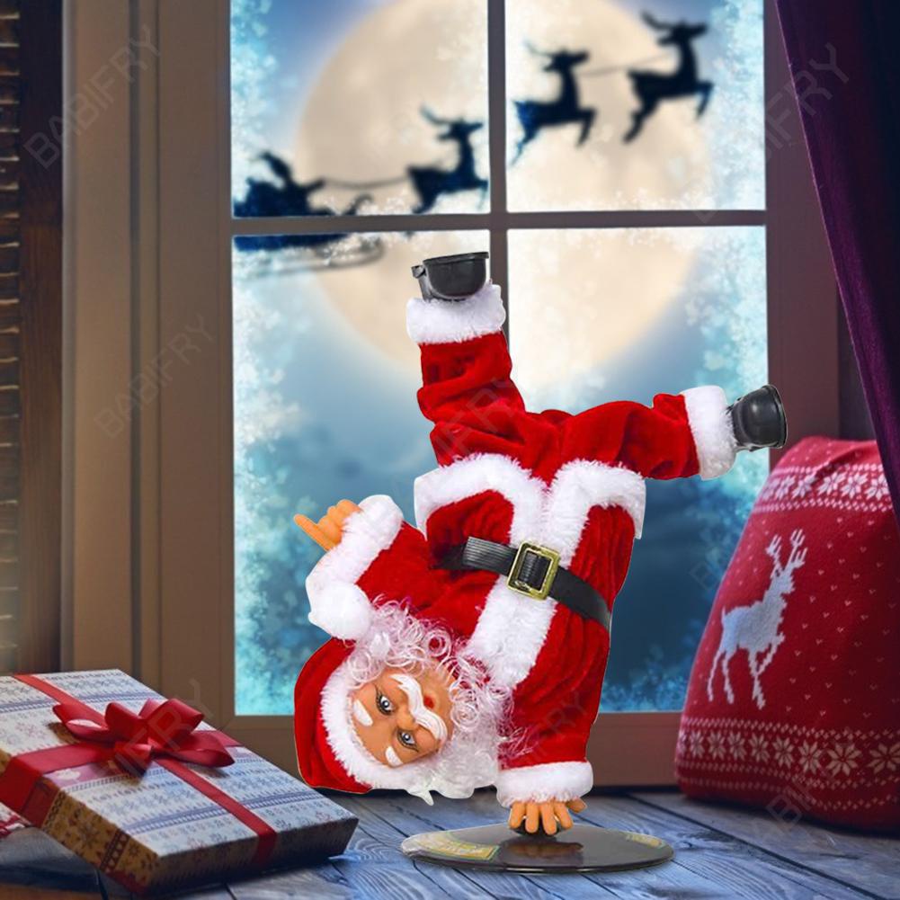 Búp Bê Hình Ông Già Noel Đang Nhảy Múa Có Nhạc
