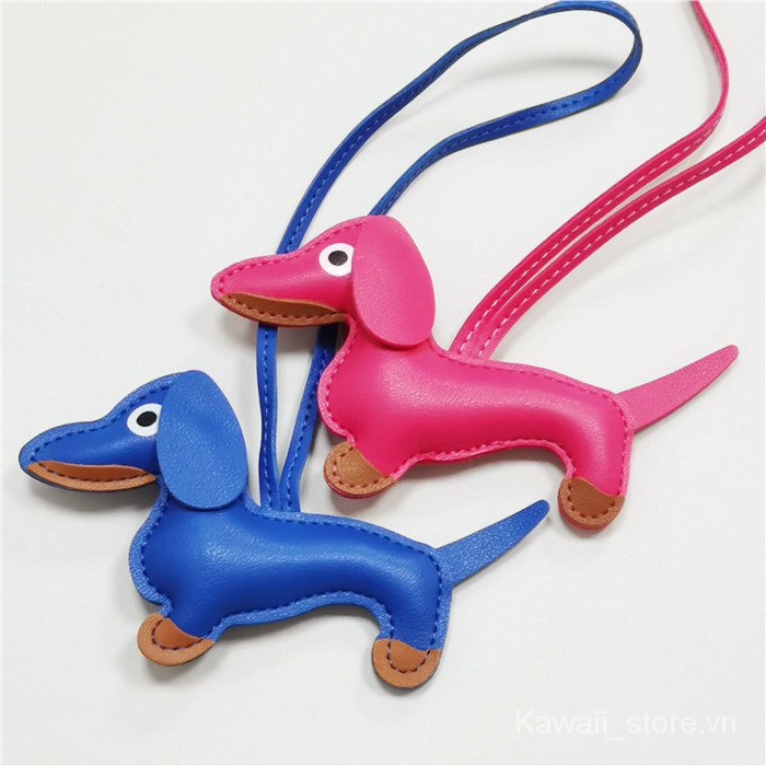 Móc Khóa Hình Chú Chó dachshund Dễ Thương