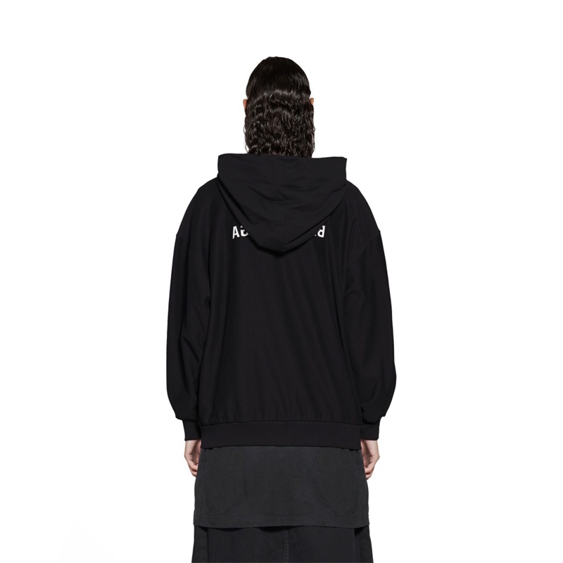 Ba-len88ga - Áo Khoác cardigan Có Mũ Trùm Và Khóa Kéo Phía Trước Và Sau logo paris Thời Trang Thoải Mái Và Sành Điệu Cả Nam Và Nữ