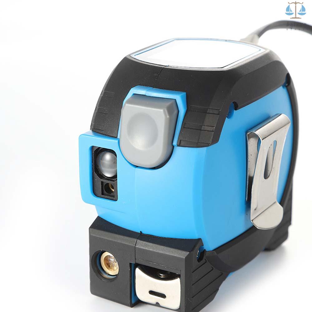 Thước Dây laser Đo Khoảng Cách 5m 3 Trong 1 Có Màn Hình lcd