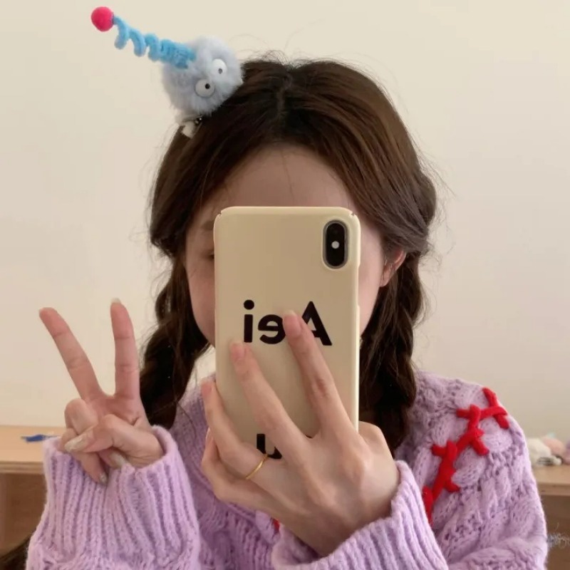 Kẹp Tóc Hình Quái Vật Hoạt Hình Nhồi Bông Đáng Yêu / Kẹp Tóc Trang Sức Thời Trang Ngọt Ngào Cho Bé Gái / Phụ Kiện Tóc Xấu Xí