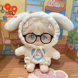 Búp bê mặc áo hoodie tai thỏ 10cm15cm20cm
